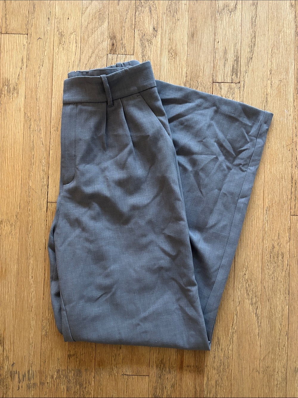 Abercrombie & Fitch Women's Straight Trousers - Slate Gray